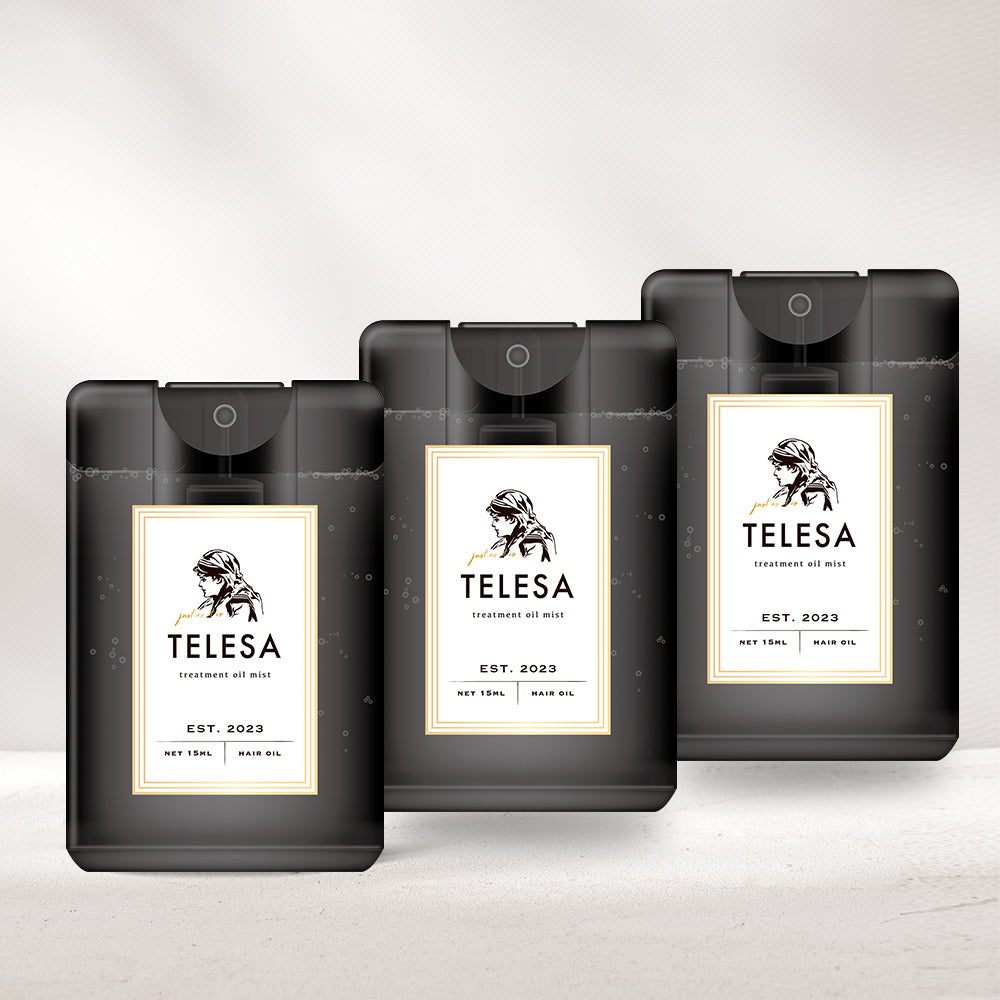 TELESA 超小型ヘアオイルミスト2個&シャントリボティ2本 - スタイリング剤